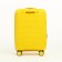 Small suitcase 20 "On a zipper, code castle, 4 wheels, yellow color