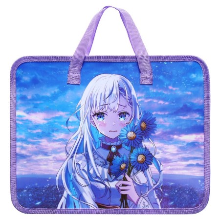 Folder with handles plastic A4 Calligrata "Anime", 32.2x25.6x7 cm,-2