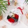 A premium bouquet of red-white soap roses, 3 pcs