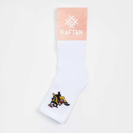 New Year's socks KAFTAN "Cat and Mandarins" p. 36-39 (23-25 ​​cm)-4
