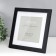 Photo frame MDF "Ellis" 20x20 cm with a paspartm, black