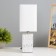 Board lamp "Norm" E14 40W white 17.5x10.5x28.5 cm Risalux