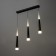 Bayerlux suspension Bayerlux “Amadeus” 3xLED 18W 4000K Black 50x4x30-180cm