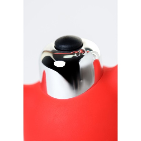 Vibrocolor with a tail Jos Nick, silicone, red, 13.5 cm-6