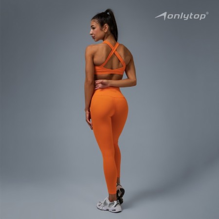 Sports legins Comfort, rr l, Orange color-6