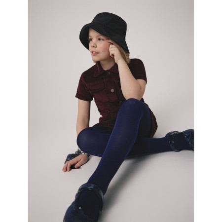 Pantyhose children from microfiber CONTE Elegant Only Teens 40, height 158-164 cm, Marino color