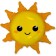 Foil ball 31 "Sun", figure