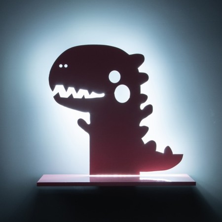 Bra "dinosaur" LED 24W pink 35x30 cm-2