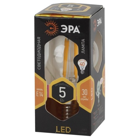 Filament era “Shar”, 5 W, E14, 515 lm, 2700k, glow warm white-2