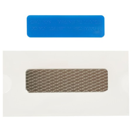 Horizontal badge 35 x 70mm, officePace, magnetic-2