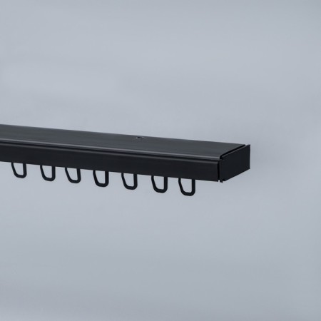 Clorine cornice is single -row, color: black, 160 cm
