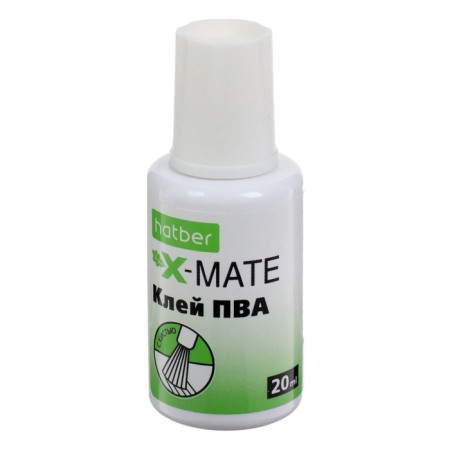 PVA glue 20 ml, Hatber X-Mate, with a brush