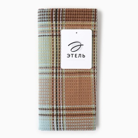 Ethel Plaid towel, col. Blue, 38x63 cm, 100% HL-5