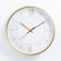 Wall clock, series: interior "Edith" d = 30.5 cm, gold