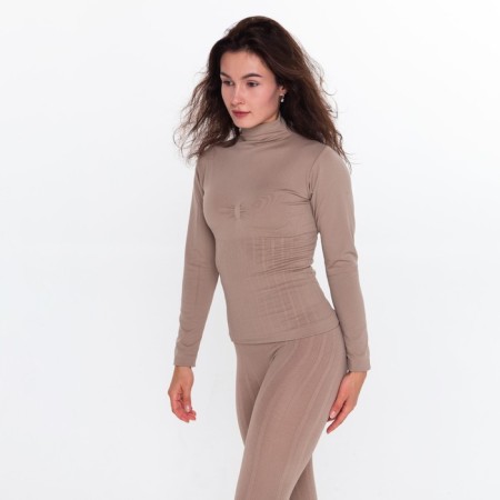 Female thermal underwear (jumper, leggings), coffee color, size 54 (xl)-3