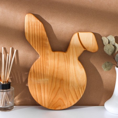 ADELICA Easter set, eggs A Hare 1 Cell, Serving Board, Thermonaclemes 7 pcs, Birch-2