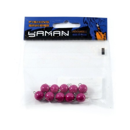 Cargo Cheburashka painted collapsible Yaman 10 pcs., 5 g, purple-4