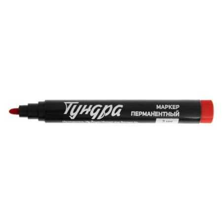 Building tundra marker, permanent, red, line width 3 mm-3