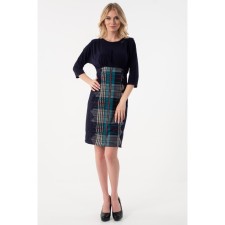 Women's dress, size 42, blue color