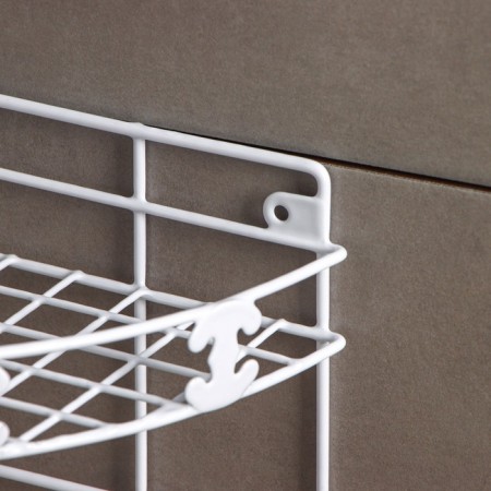 Corner binarian shaft, 20 × 20 × 33 cm, white color-4