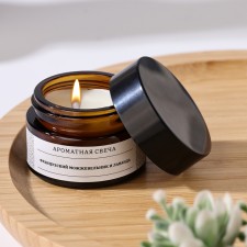 Aromatic candle in the bank 
