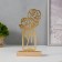 Souvenir Metal "Roses in the Bank" gold 5x11.5x22 cm