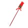 Calligrata "rose" handle, ball, blue ink, mix