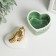Coramics Coramics Heart "Golden Bird. Sheet" MIX 9x6.8x7.5 cm