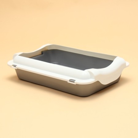 Medium toilet with 36 x 26 x 9, gray/white