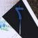 Candle for the cake, number "7", blue, 4 x 13 cm.