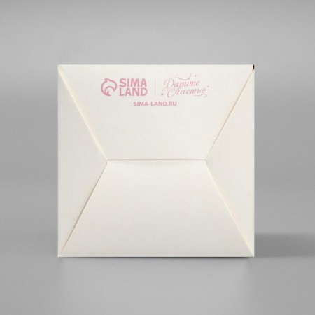 Bonbonnier box, gift packaging, pink clouds, 6 x 7 x 6 cm-2