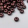 Glass beads 6/0 "metallic. Dark chocolate" 10 g