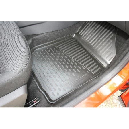3D mats in the Renault Kaptur salon, 04/2016-2020, polyurethane, set 4 pcs-1