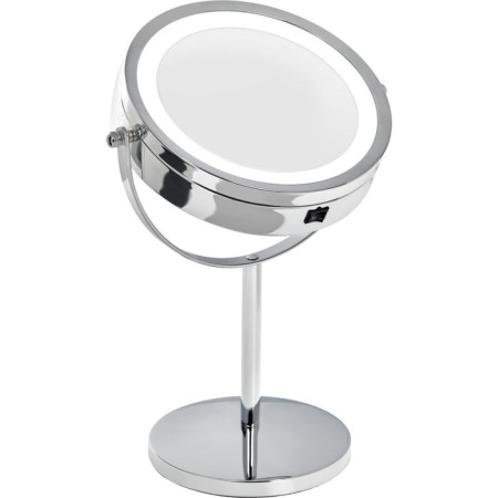 Bradex cosmetic mirror, bilateral, with backlight and 5-fold increase-3