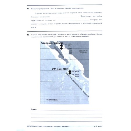 Meta -subject results. Grade 9. Standardized materials for evaluating reader literacy. Options 1-4. Kovaleva G.S., Ambartsumova E. M., Bogdanova N.N.-2