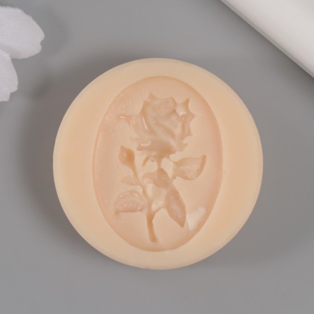 Mold Silicon "Rose in Oval" 3.8x2.8 cm mix-1