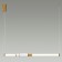 Suspended lamp MARMI LED IP20 14W 3000K