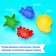Set for playing in sand No. 113 (8 molds, scoop, watering can, rake, bucket) mix
