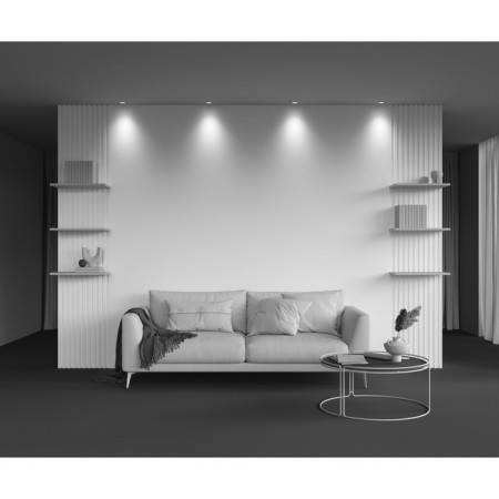 Built-in lamp Technical DL058-12W4K-TRS-BS Round, 115x60 mm, LED, 12W, 1020LM, 4000K, Brass-7