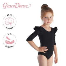 A swimsuit for gymnastics and dancing Grace Dance, p. 34, black color
