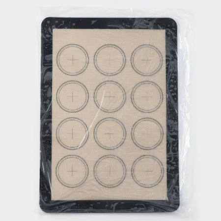 Silicone rug for pasta reinforced "Macaron. Plus", 42 × 29.5 cm, color mix-2
