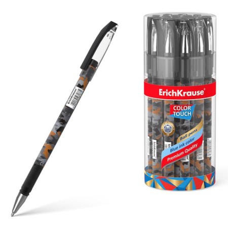 Ballic handle Erichkrause Colortouch Roun Native, node 0.7 mm, blue ink blue