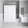 Curtain for the bathroom IDDIS P02PE18I11, PE, 200x180 cm, white