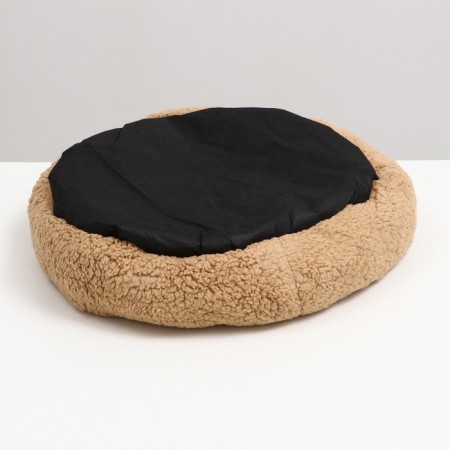 Lynchik for dogs and cats "comfort", soft fur, 50 x 42 x 11 cm, brown-2