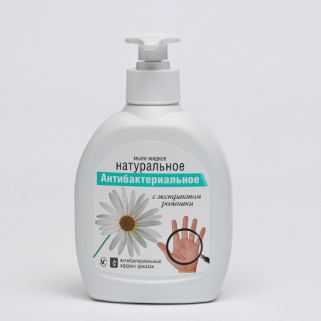 Soap Nevskaya cosmetics "Natural", with chamomile extract, antibacterial, 300 ml