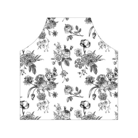 Apron of a kitchen with a photo print "Bouquet", adjustable, size OS-2