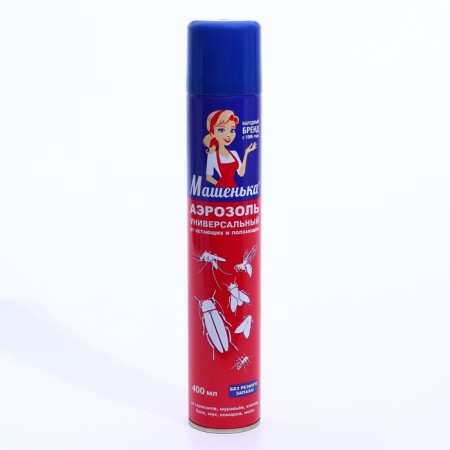 Aerosol Mashenka, from flying and crawling insects, insecticide, bottle, 400 ml