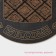 Rug -shaped semicircular shade of Welcome, 40 × 70 cm, color mix