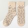 Children's socks kaftan "giraffe", size 18-20, beige color
