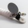 Holder for the nipple - dummy "rings", silicone, white color